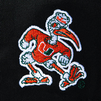 New Era 9FIFTY Miami Hurricanes Snapback Hat - Black