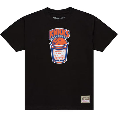 Mitchell & Ness New York Knicks Classic Coffee T-Shirt - Black