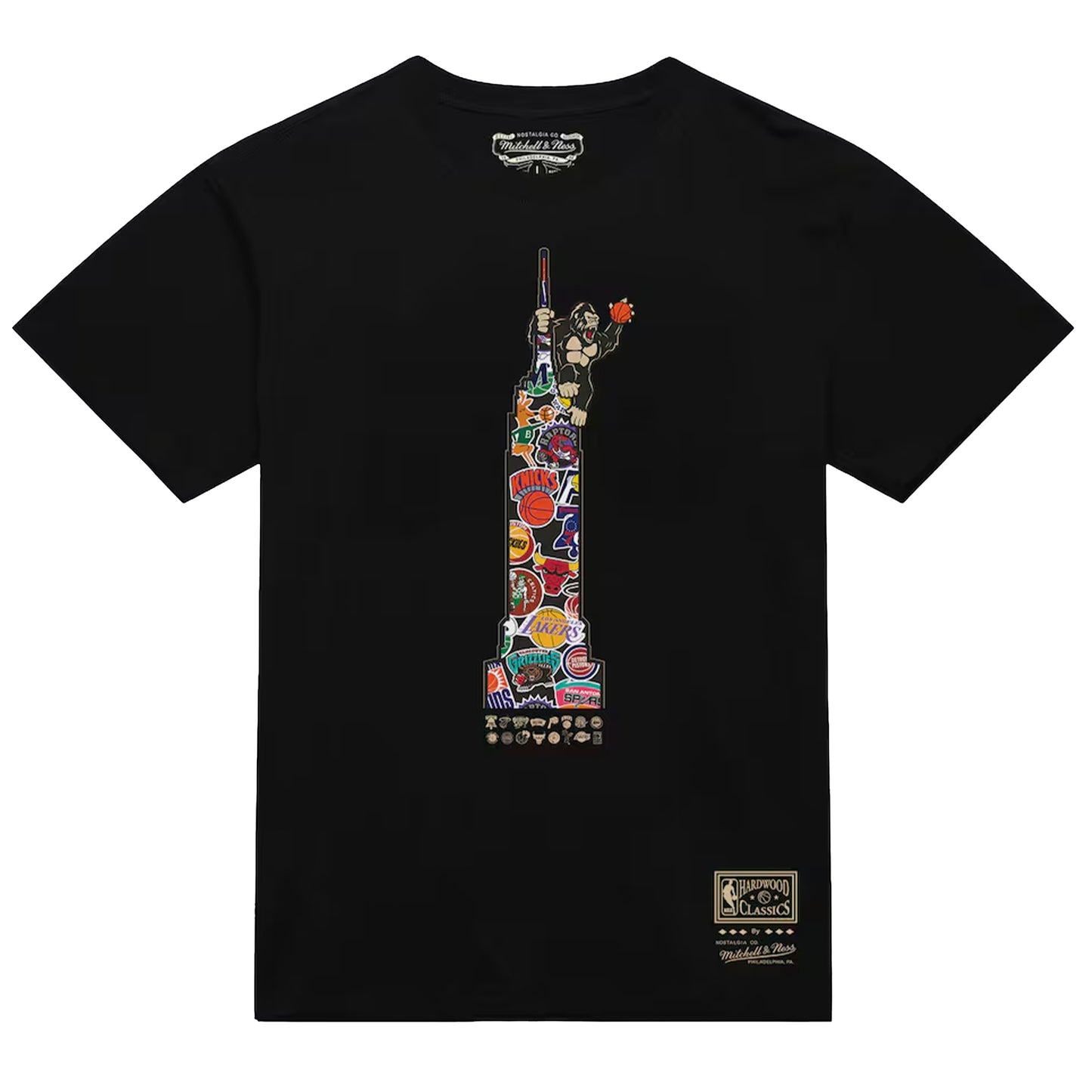 Mitchell & Ness New York Knicks King K T-Shirt - Black