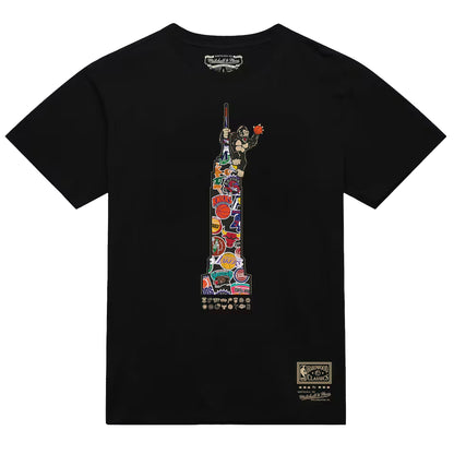 Mitchell & Ness New York Knicks King K T-Shirt - Black