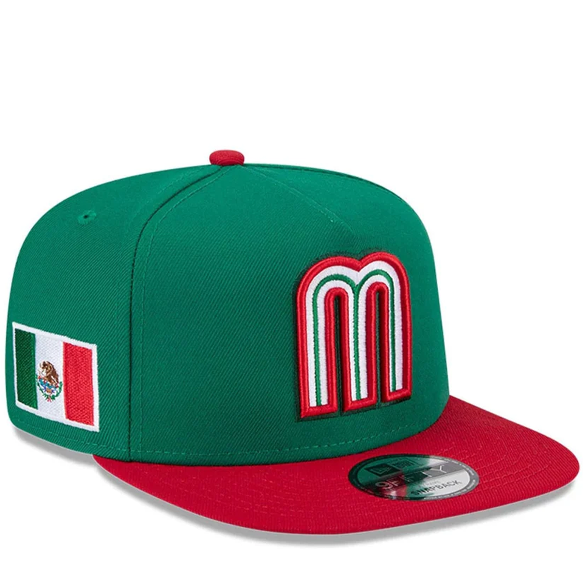 New Era Mexico MLB World Baseball Classic 2026 9FIFTY Green Red White OSFM