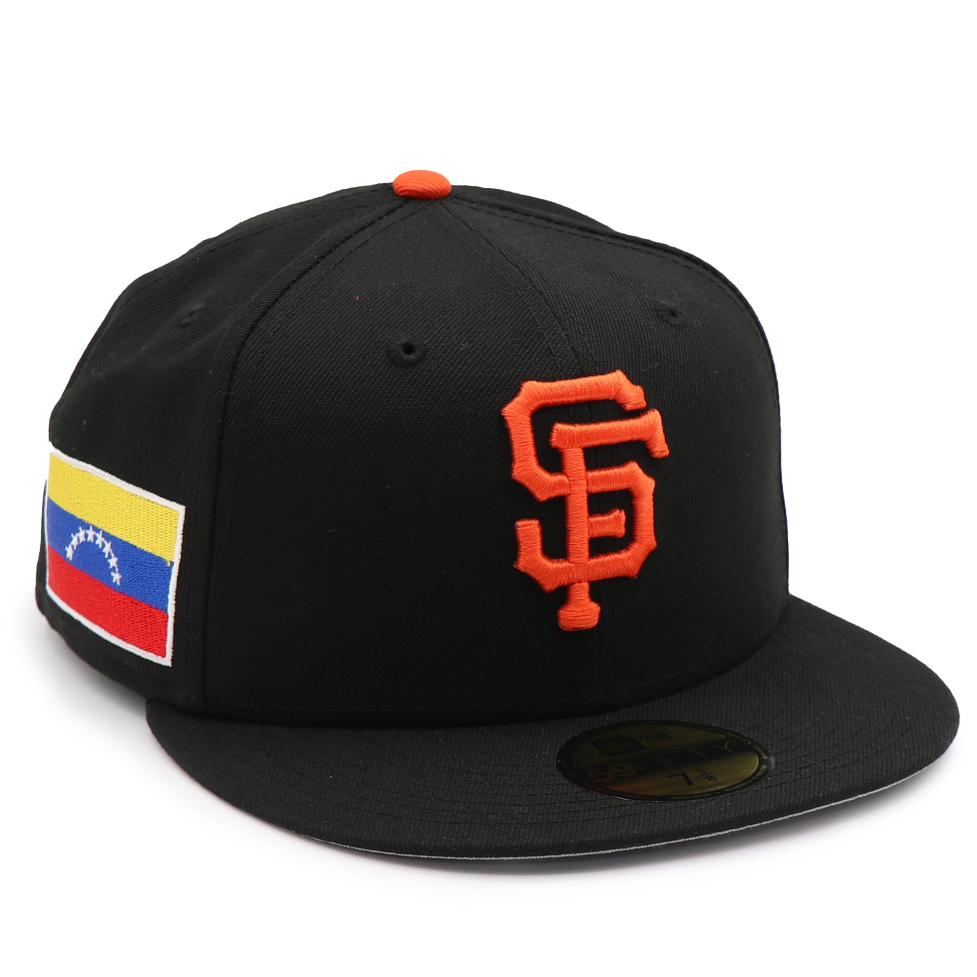 New Era 59Fifty San Francisco Giants "Venezuela Flag" Patch Hat - Black Black