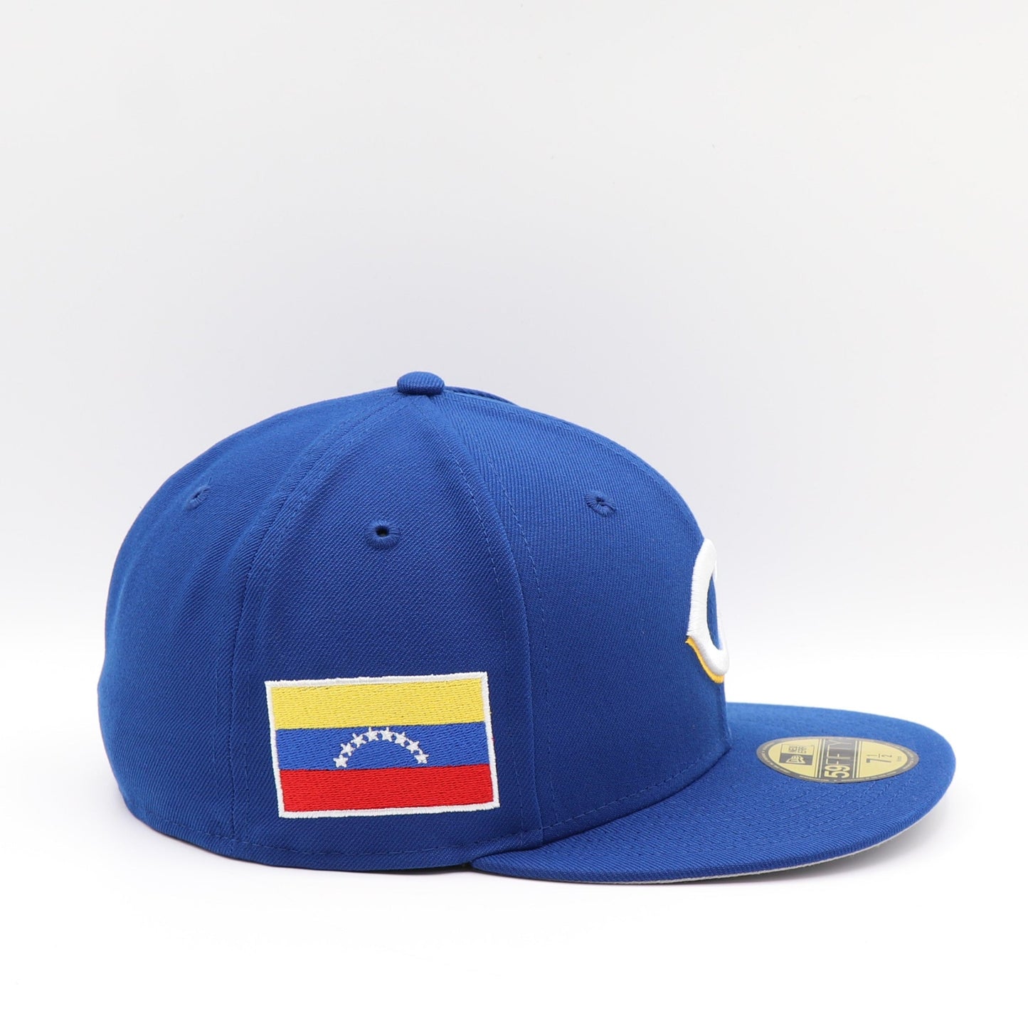 New Era 59Fifty Cincinnati Reds "Venezuela Flag" Patch Hat - Royal Blue / White