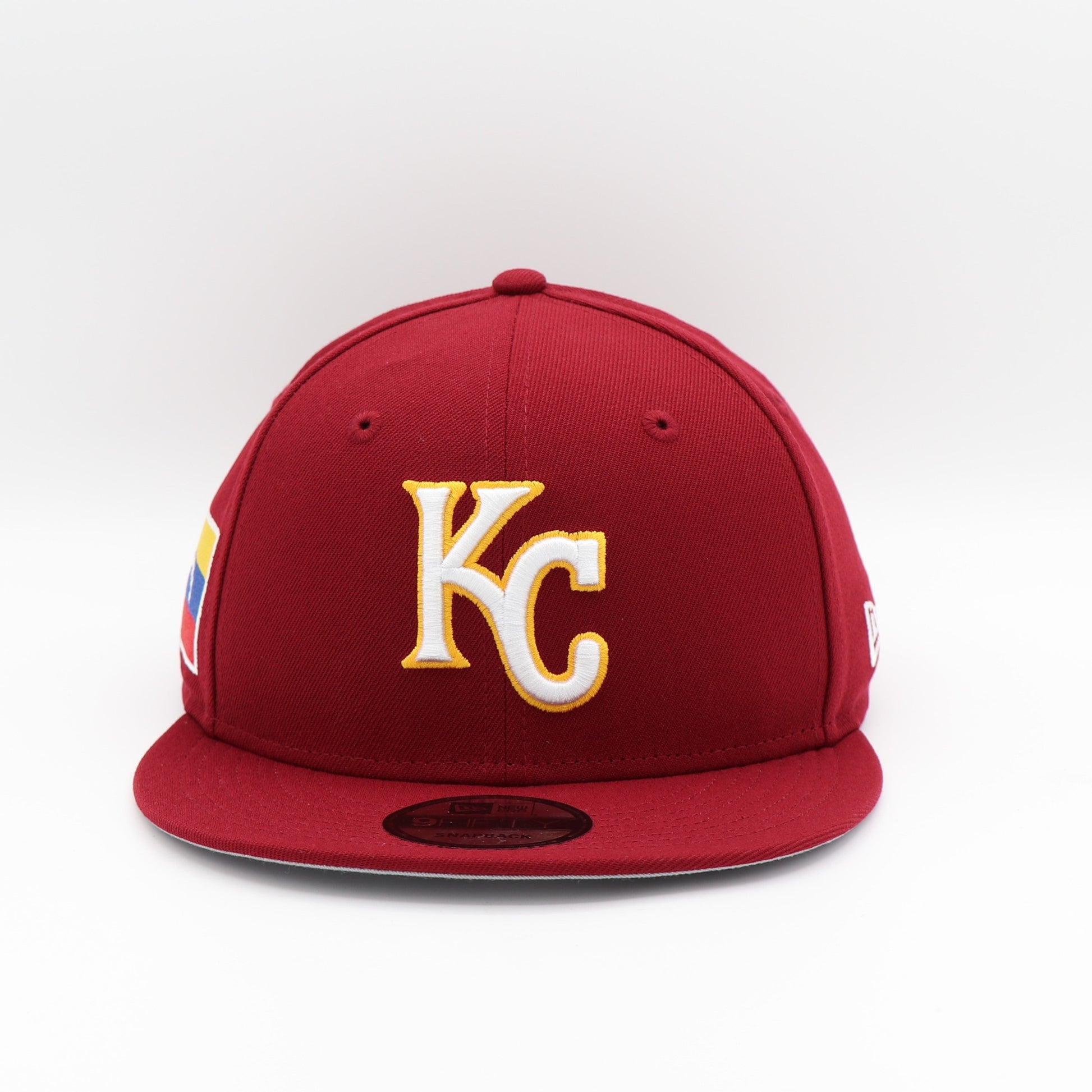 New Era 9Fifty Kansas City Royals "Venezuela Flag" Patch Hat - Cardinal