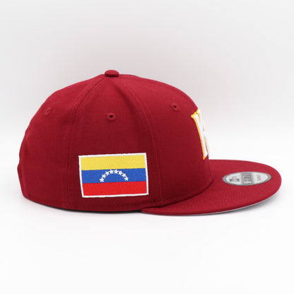 New Era 9Fifty Kansas City Royals "Venezuela Flag" Patch Hat - Cardinal
