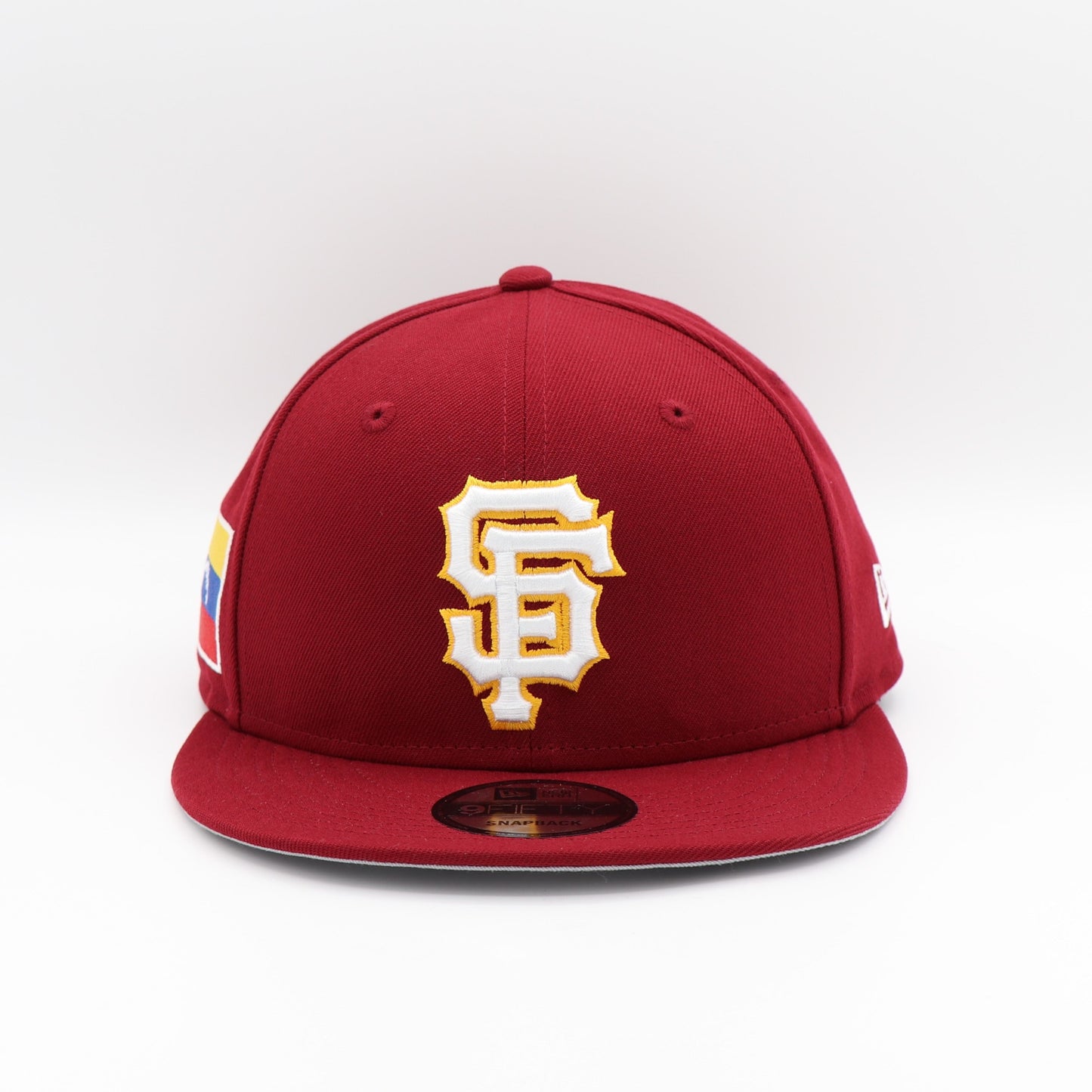 New Era 9Fifty San Francisco Giants "Venezuela Flag" Patch Hat - Cardinal