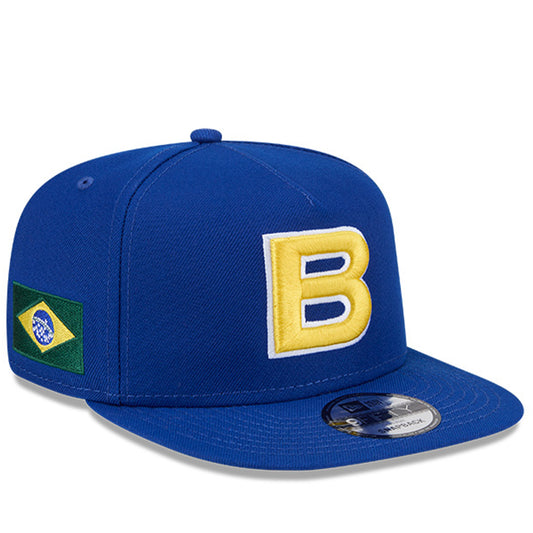 New Era Brazil 2026 MLB World Baseball Classic 59FIFTY Fitted Blue Yellow