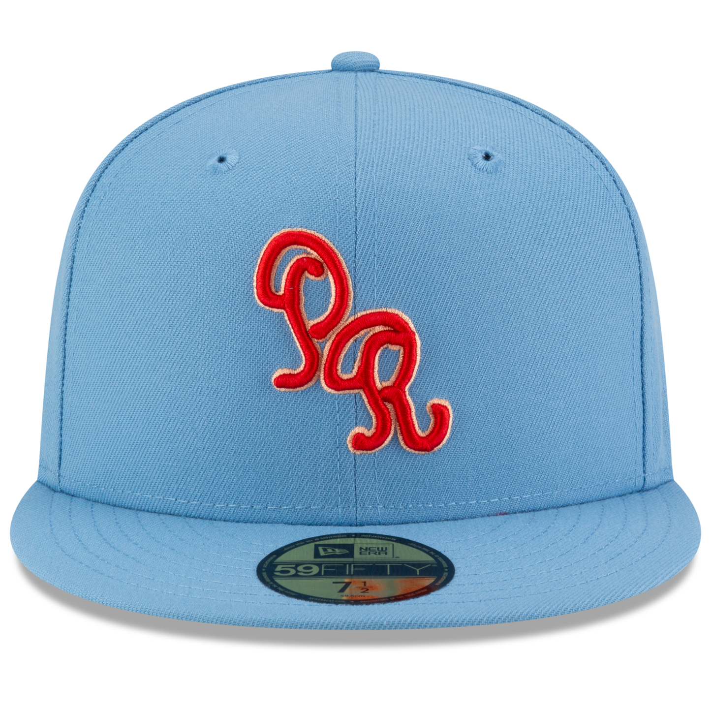 New Era Puerto Rico 59FIFTY Fitted Hat - Sky Blue Front