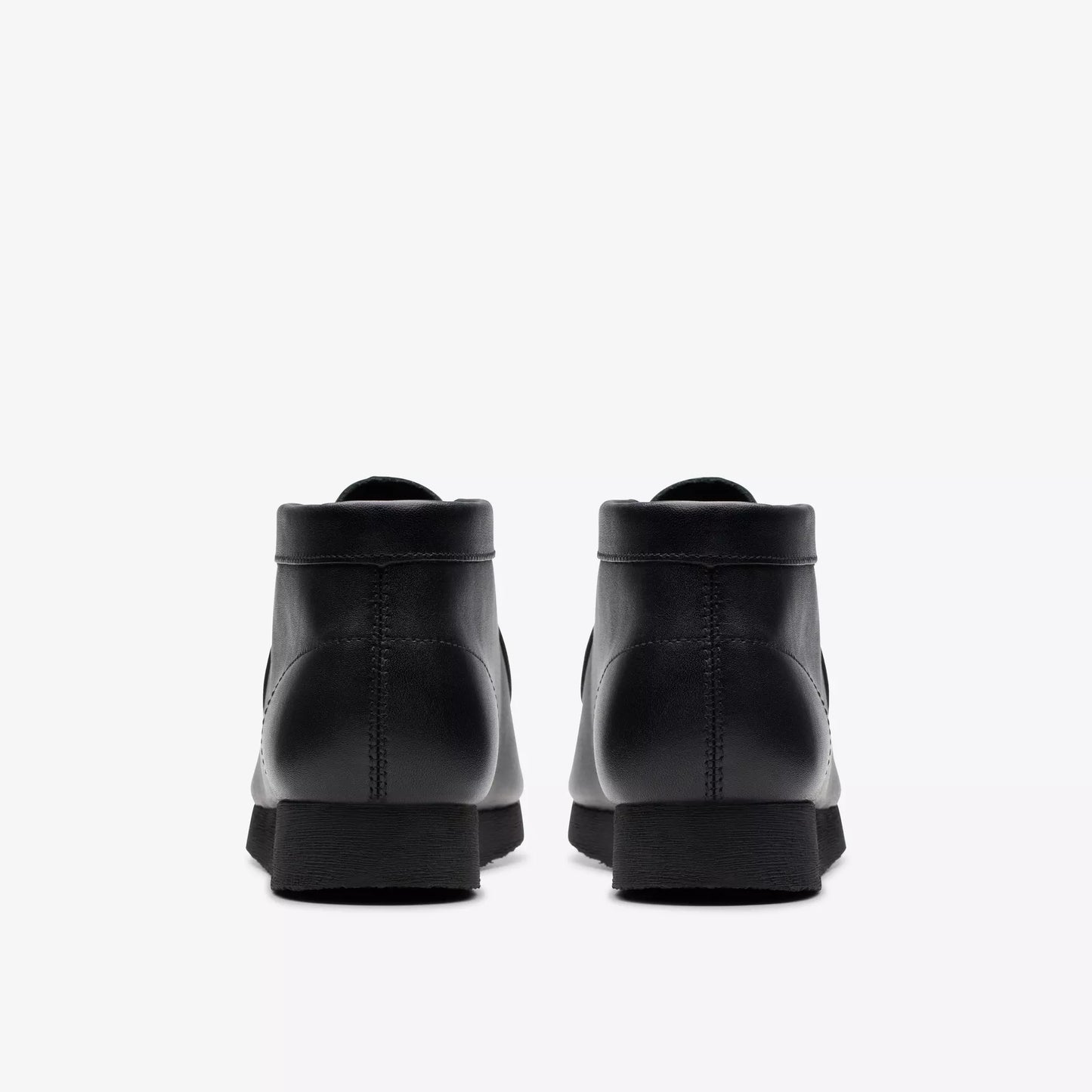 PreSchool Clarks Wallabee Boot - Black Leather