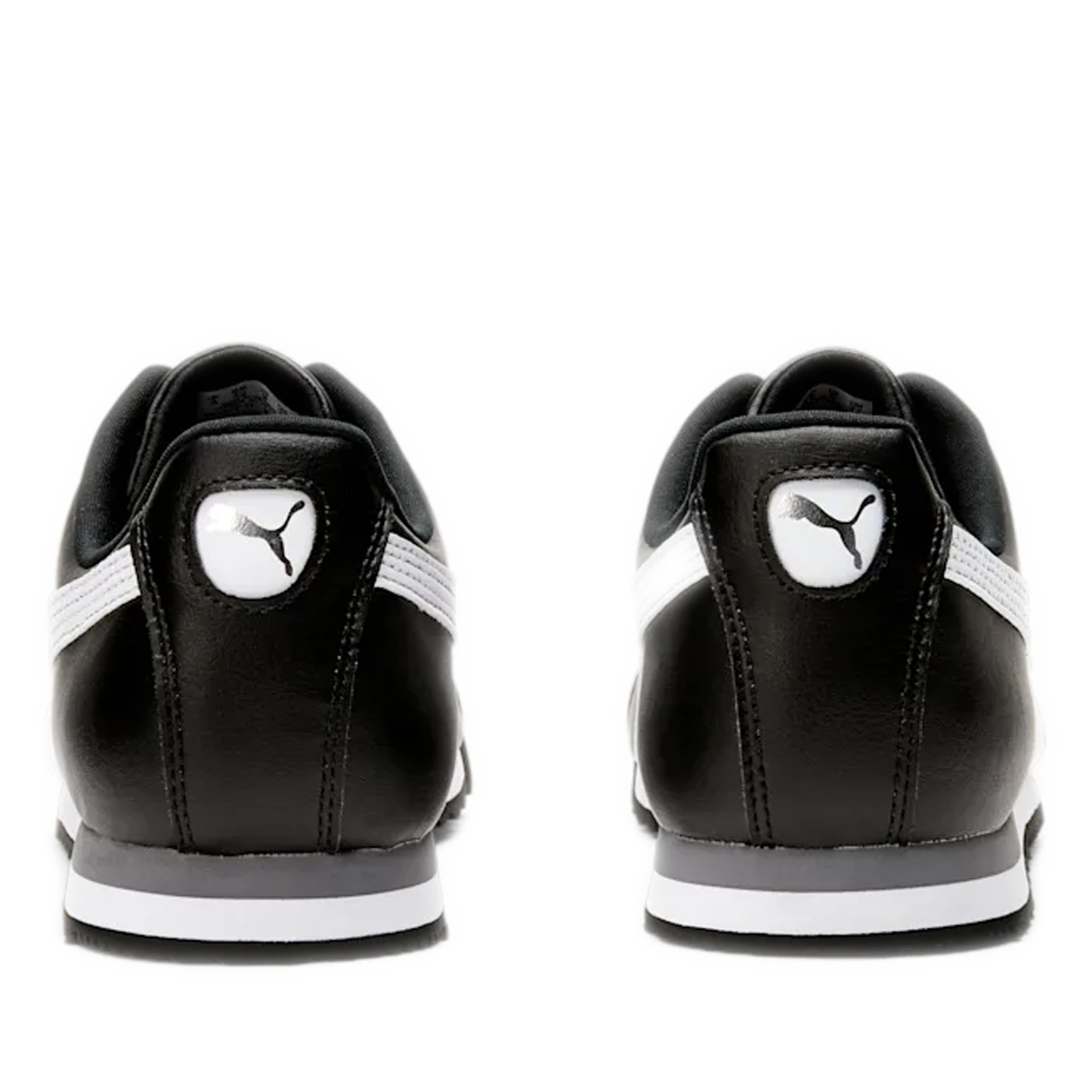 Men's Puma Roma Basic Shoes - Black/ White