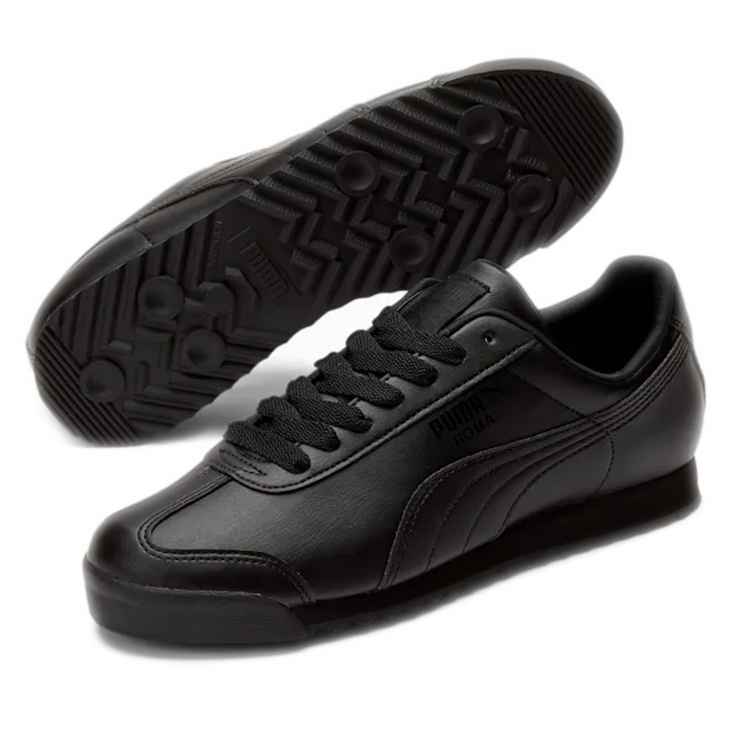 Men's Puma Roma Basic Shoes - Black