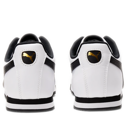 Men's Puma Roma Basic Shoes - White/Black
