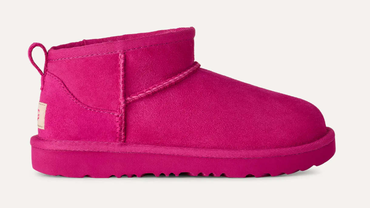 Pre School Ugg Classic Ultra Mini - Dark Peony