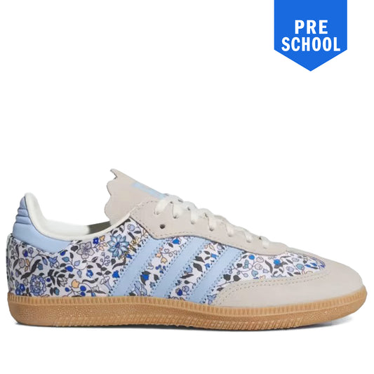 Adidas Baby & Toddler Sneakers floral Pre School Adidas Samba OG x Liberty London Shoes - Blue/Off White/Gum