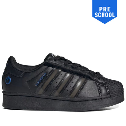 Pre School Adidas Superstar LED Lights Shoes - Black