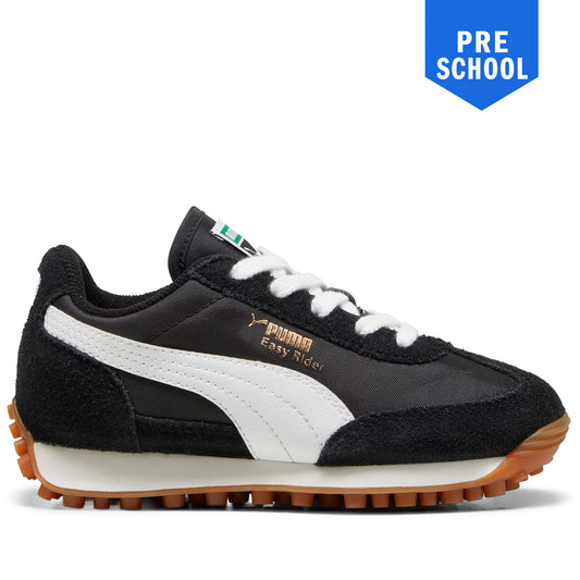 Pre School Puma Easy Rider Vintage - Black/White