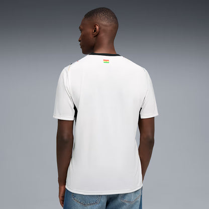 Puma Ghana Home Soccer Jersey - Puma White/Puma Black