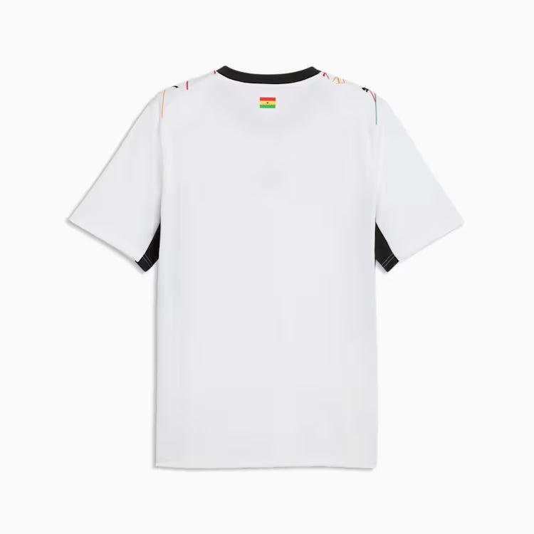 Puma Ghana Home Soccer Jersey - Puma White/Puma Black