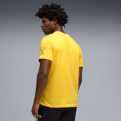 Puma Ghana FtblCulture Soccer Tee -  Pelé Yellow / Puma Black