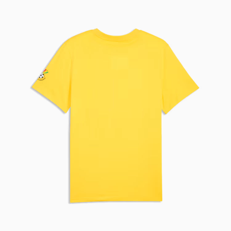 Puma Ghana FtblCulture Soccer Tee -  Pelé Yellow / Puma Black