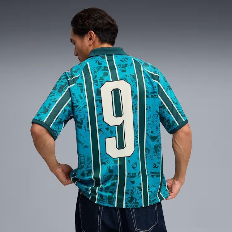 Puma Manchester City KING Retro Soccer Jersey - Tropical Blue / Deep Navy