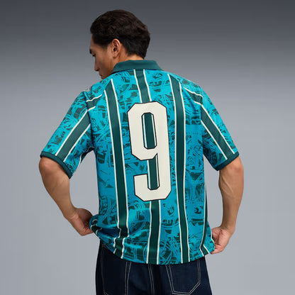 Puma Manchester City KING Retro Soccer Jersey - Tropical Blue / Deep Navy