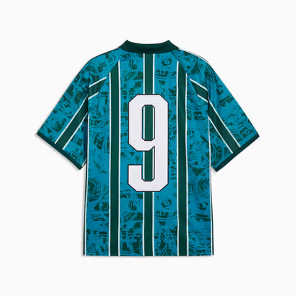 Puma Manchester City KING Retro Soccer Jersey - Tropical Blue / Deep Navy