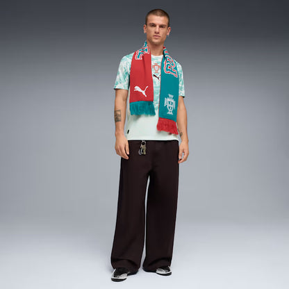 Puma Portugal Away Soccer Jersey - Puma White / Green Lagoon