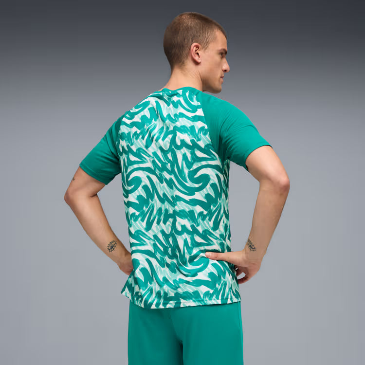 Puma Portugal Warmup Jersey - Green Lagoon / Ruby Shimmer