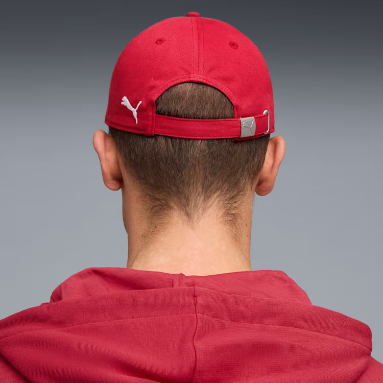 Puma Portugal ftblEssentials Adjustable Hat - Club Red / Green Lagoon