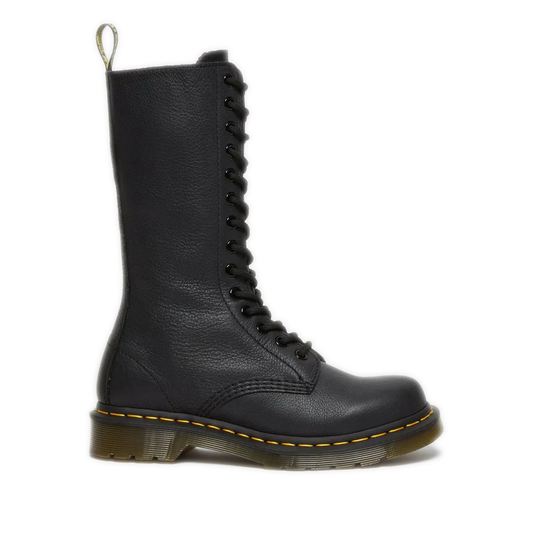 Women's Dr. Martens JB99 Virginia Leather High Boots - Black Virginia