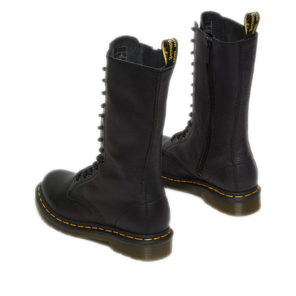 Women's Dr. Martens JB99 Virginia Leather High Boots - Black Virginia