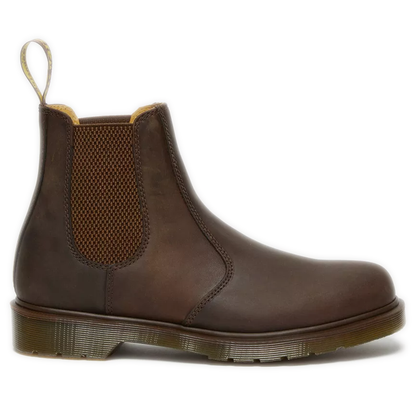 Dr. Martens 2976 Crazy Horse Leather Chelsea Boots - Brown Crazy Horse