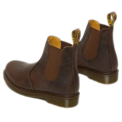 Dr. Martens 2976 Crazy Horse Leather Chelsea Boots - Brown Crazy Horse