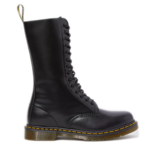 Dr. Martens 1914 Smooth Leather Tall Boots - Black Smooth