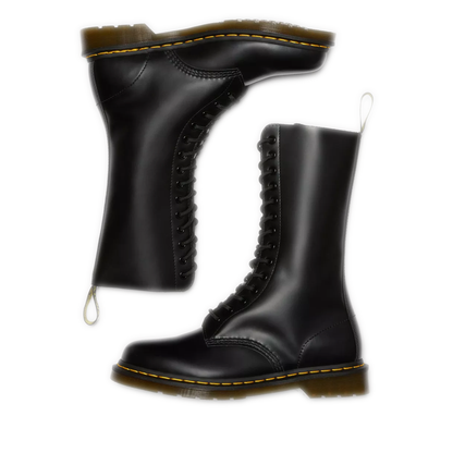 Dr. Martens 1914 Smooth Leather Tall Boots - Black Smooth – Cool Dr. Martens 1914 Smooth Leather Tall Boots - Black Smooth – Cool