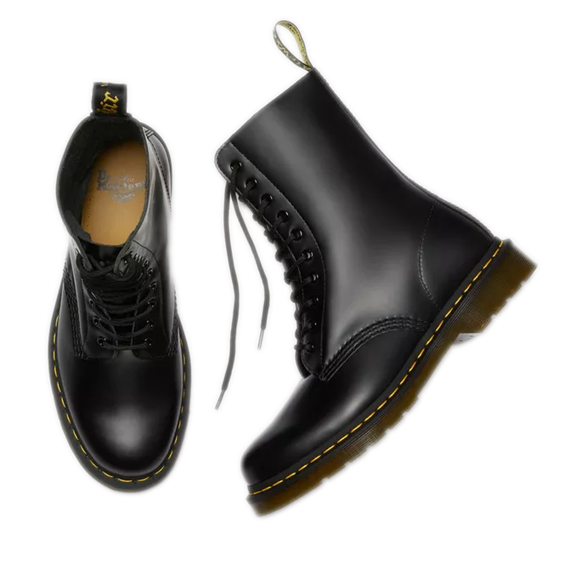 Dr Martens 1490 Boots - Black Smooth Dr Martens 1490 Boots - Black Smooth