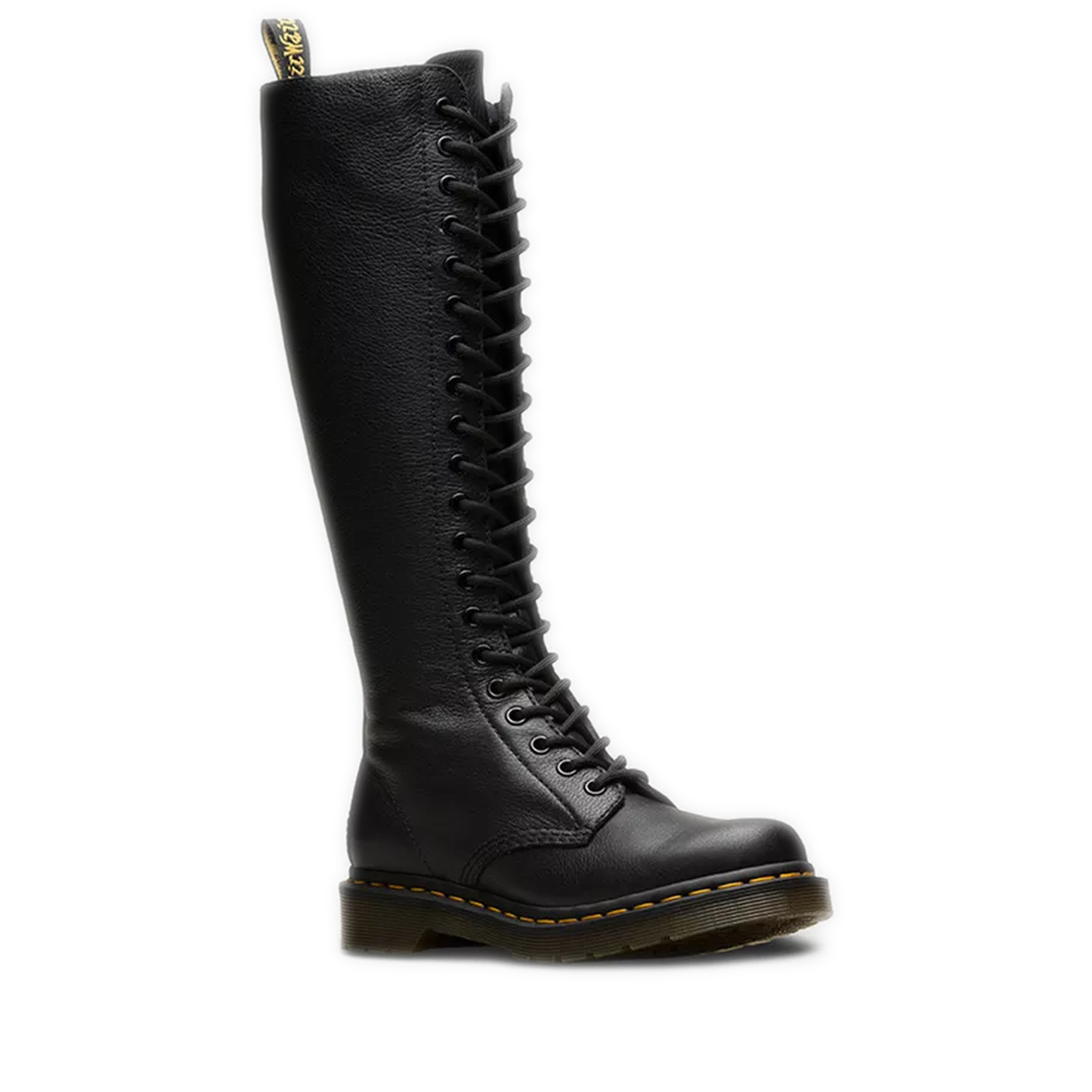 Women's Dr. Martens1B60 Virginia Leather Knee High Boots - Black Virginia