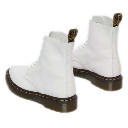 Women's Dr. Martens 1460 Pascal Virginia Leather Boots - White Virginia