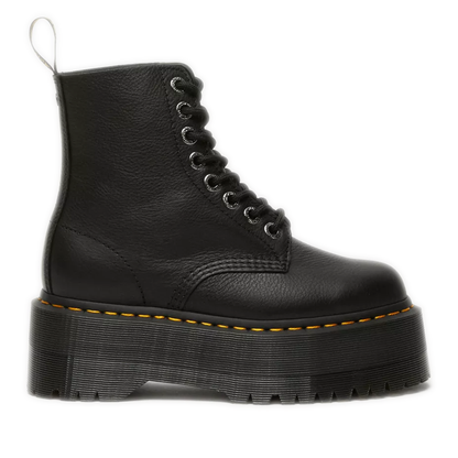 Women's Dr. Martens 1460 Pascal Max Leather Platform Boots - Black Pisa