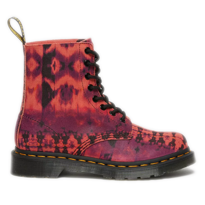 Women's Dr. Martens 1460 Pascal Tie Die Leather Lace Up Boots - Purple