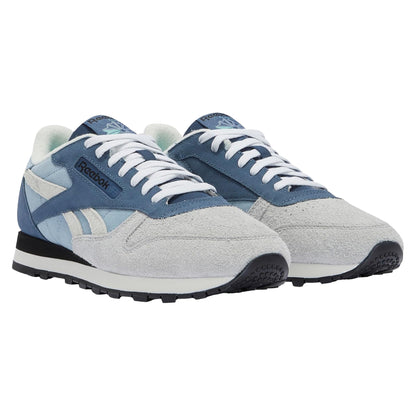 Men's Reebok Classic Leather Shoes - Y2K Blue/Shadow/Grey