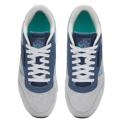 Men's Reebok Classic Leather Shoes - Y2K Blue/Shadow/Grey