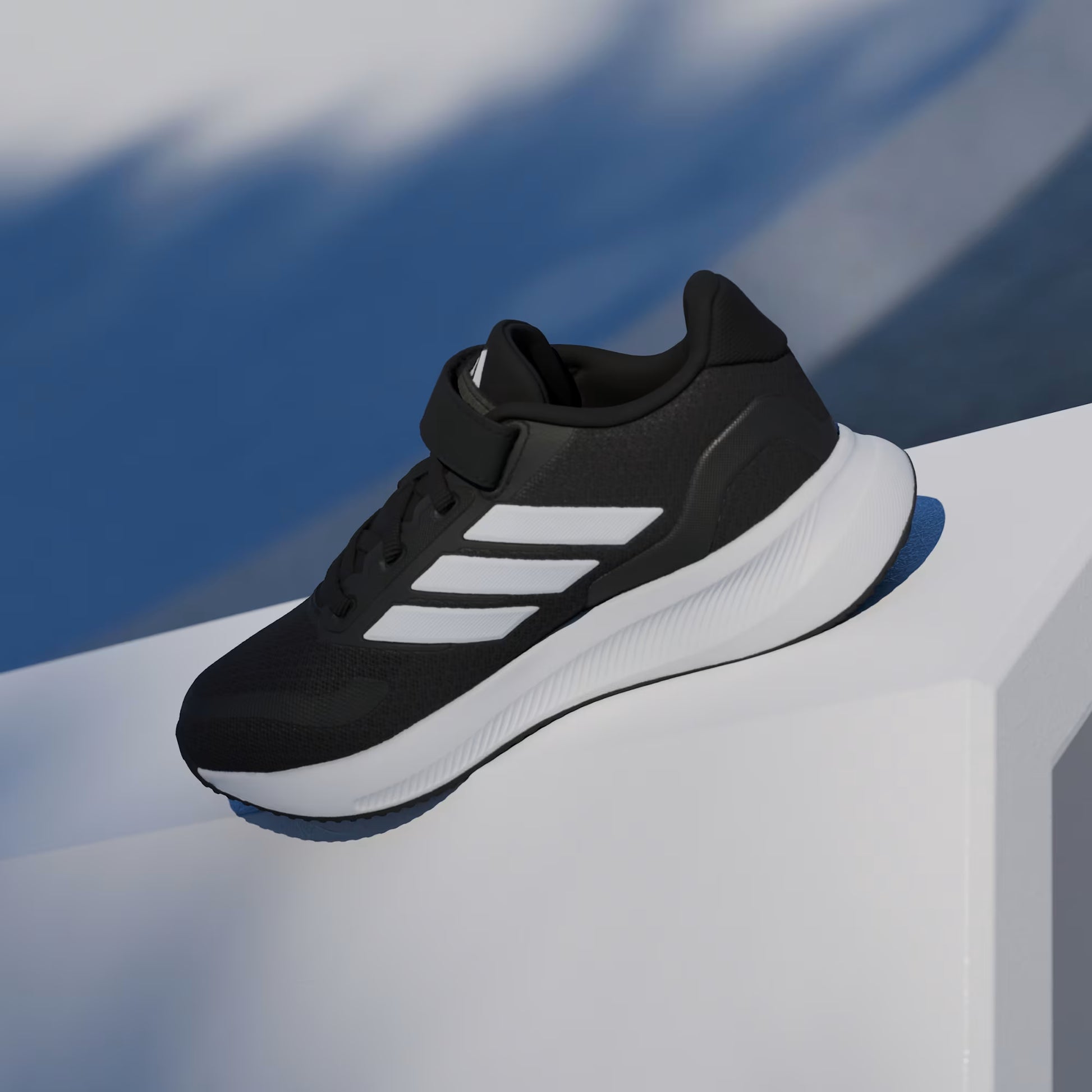 Pre school Adidas Runfalcon 5 - Core Black/Cloud White