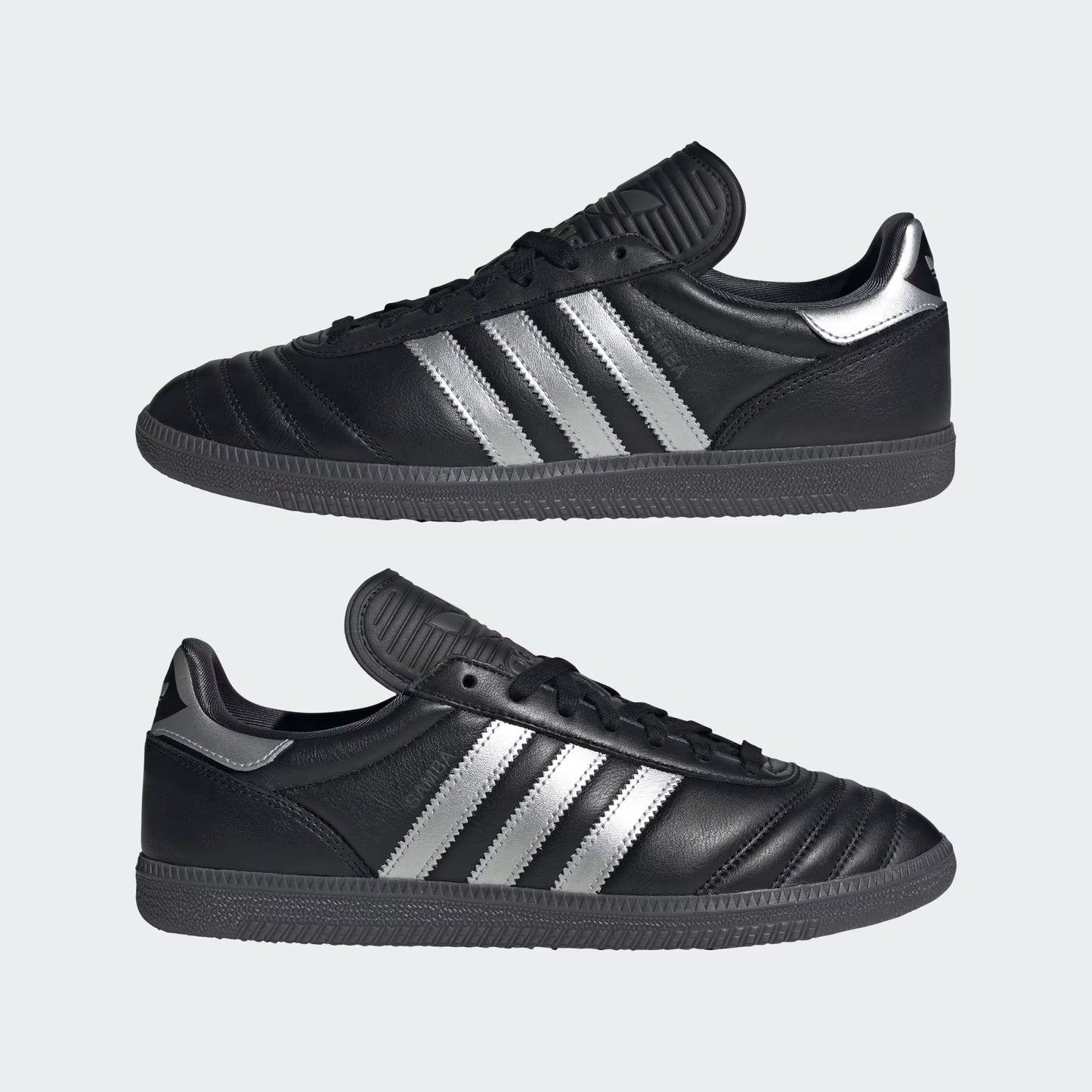 Men's Adidas Samba JP - Core Black / Silver Metallic / Utility Black