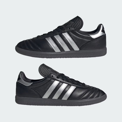 Men's Adidas Samba JP - Core Black / Silver Metallic / Utility Black