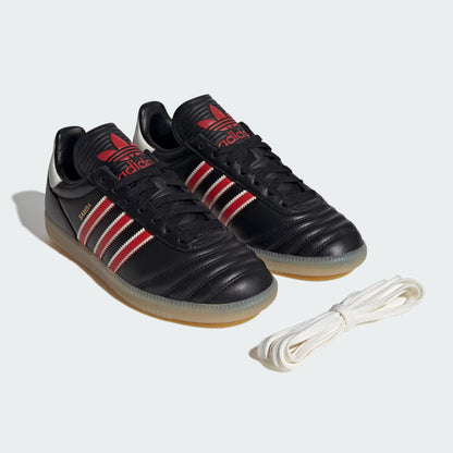Womens Adidas Samba JP - Core Black/Red Cool J's Miami online Womens Adidas Samba JP - Core Black/Red Cool J's Miami online