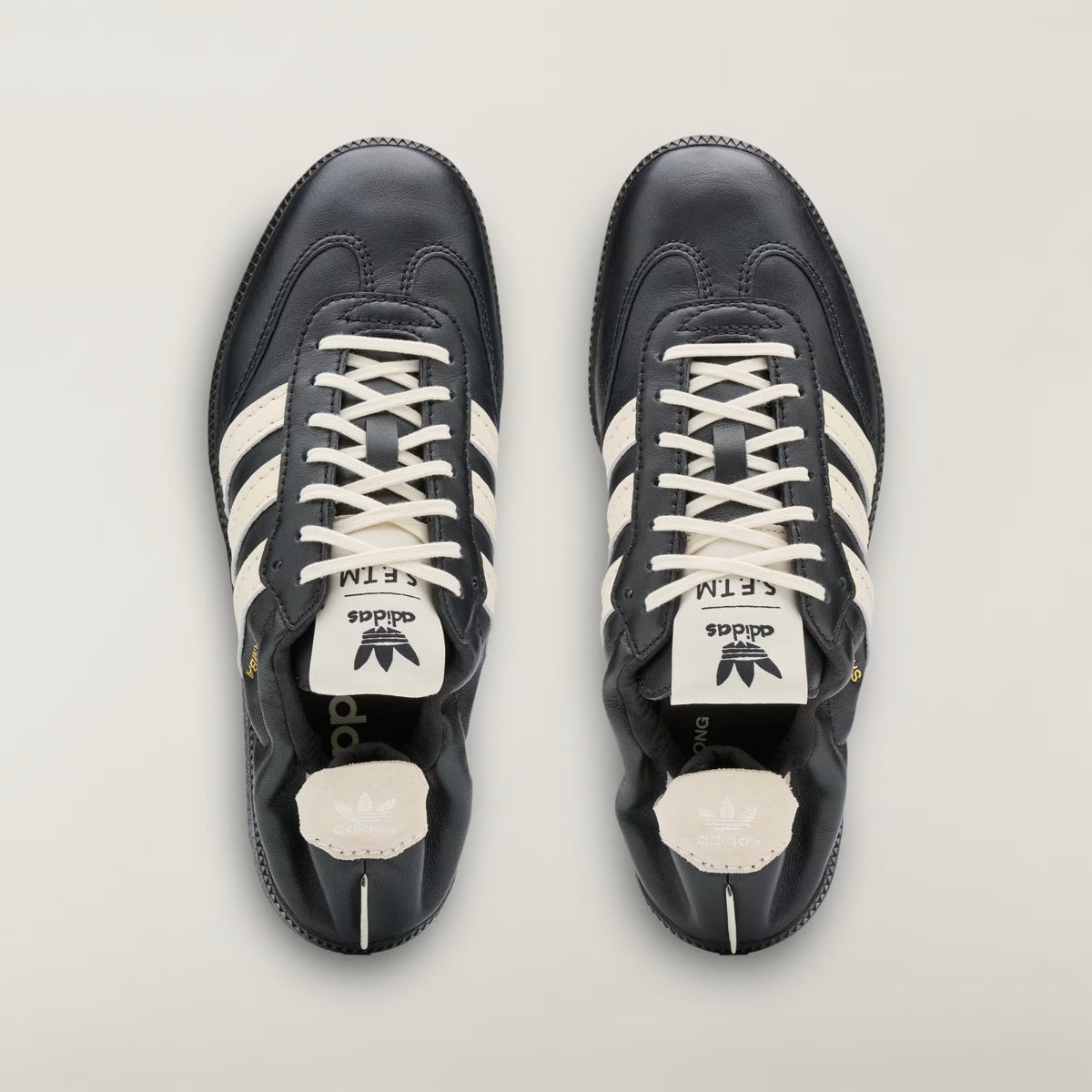 Men's Adidas Samba OG STFM - Core Black / Cream White / Gold Metallic