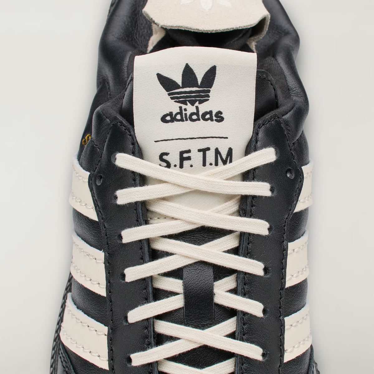 Men's Adidas Samba OG STFM - Core Black / Cream White / Gold Metallic