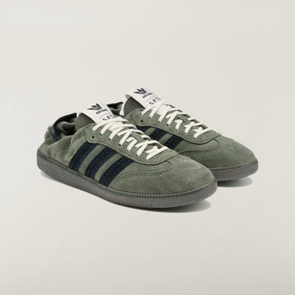 Men's Adidas Samba OG SFTM - Base Green / Core Black / Gold Metallic